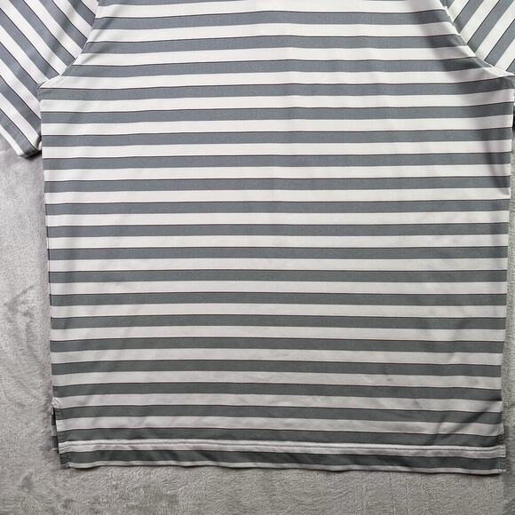 Footjoy Polo Striped Men's XL White/Grey Banyan Creek Golf Course FL Collared - Picture 12 of 13